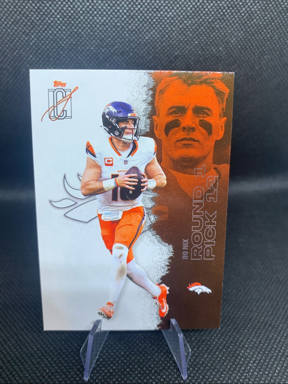 Bo Nix 2024 Panini Rookie Card & Topps Card Denver Broncos AllStar Mint In Case - Picture 6 of 7